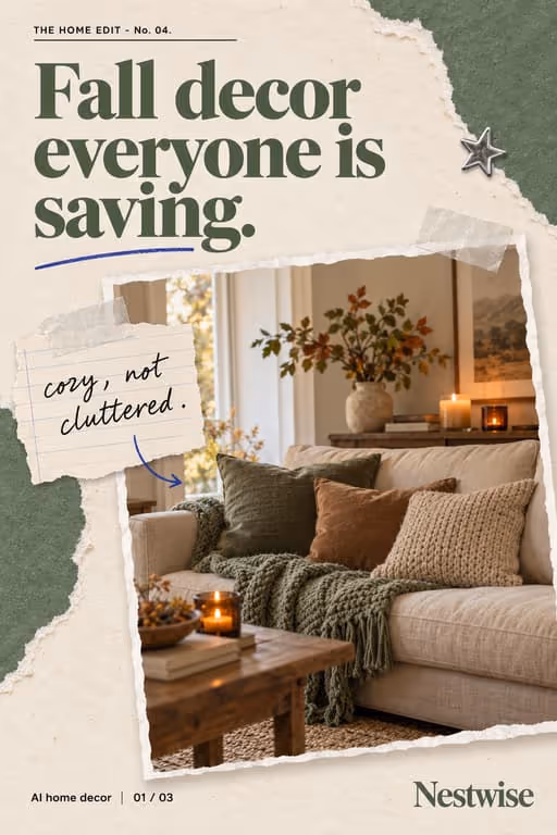Nestwise slideshow, slide 1 of 3: AI home decor