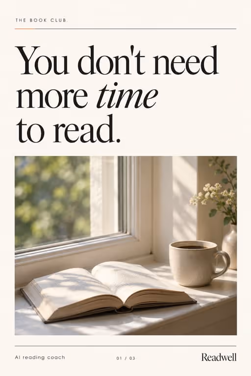 Readwell slideshow, slide 1 of 3: AI reading coach